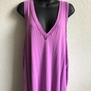 Free People: We the Free Moon Dance Tank, purple, size large